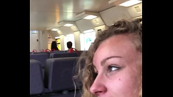 touching girl in train